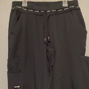 Greys Anatomy Pewter Scrub Pants